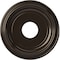 Ekena Millwork Traditional PVC Medallion (Canopies up to 7 1/2"), 13"OD x 3 1/2"ID x 1 1/4"P, Metallic Rustic Mist CMP13TRERU - alternate 1